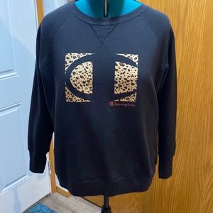 Champion leopard sweatshirt